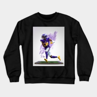 Justin Jefferson Minnesota Sports Art Crewneck Sweatshirt